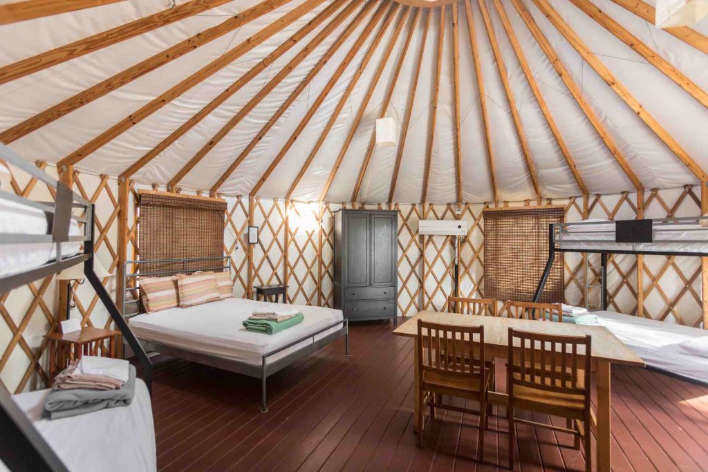 Pine-Mtn-Rv-Resort-Yurt-Interior-Destination-Troup